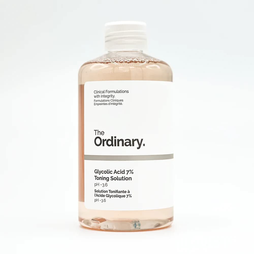 The Ordinary Glycolic Acid 7% Toning Solution, Brightening and Smoothing Toner 3.4 Fl Oz