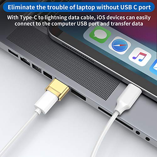 USB C Female to USB Male Adapter 4-Pack,Type C to USB A Charger Cable Adapter