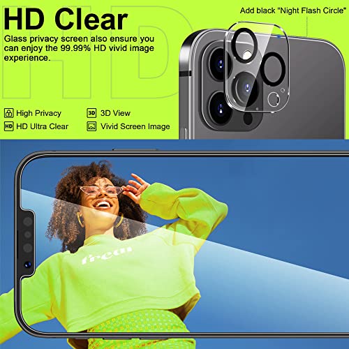 Privacy Screen Protector Compatible for iPhone, Mini Tempered Glass Anti Spy Film