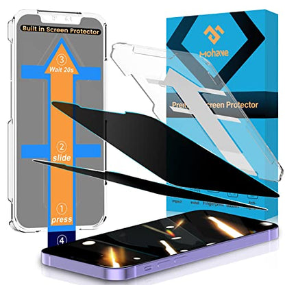 Privacy Screen Protector for iPhone 12/12 Pro 12 ProMax Mini 6.1'' Anti Spy Tempered Glass