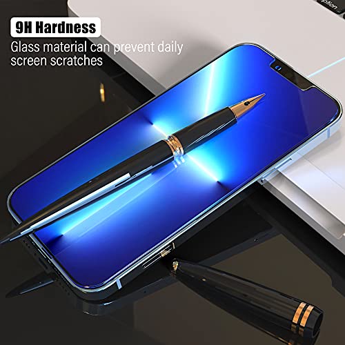 [3 Pack] Screen Protector For iPhone 13 / iPhone 13 Pro 6.1 inch Tempered Glass Screen Protector [Easy Installation Frame]