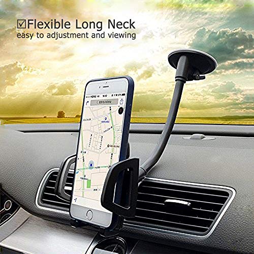 Car Phone Holder Mount, 3-in-1 Universal  ,Air Vent Holder Dashboard Mount  for iPhone  , Samsung Galaxy LG Sony