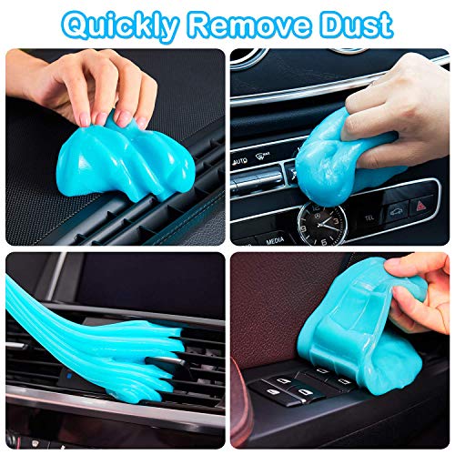 Cleaning Gel for Car, Dust Cleaner, Auto Air Vent Interior  Putty Cleaning Keyboard Cleaner for Car Vents, PC,Laptops, Camera