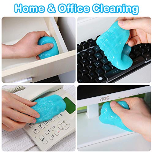 Cleaning Gel for Car, Dust Cleaner, Auto Air Vent Interior  Putty Cleaning Keyboard Cleaner for Car Vents, PC,Laptops, Camera