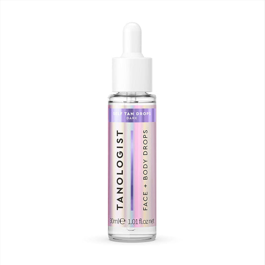 Tanologist Face and Body Drops, Dark - Illuminating Self Tan Drops