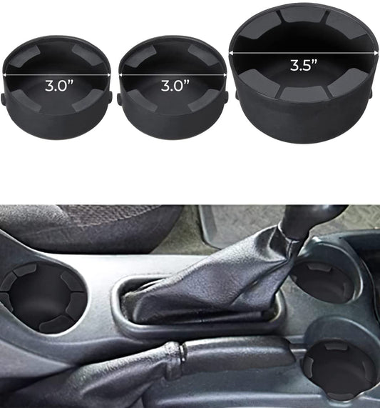 Cup Holder Insert 3.5" & 3" & 3" Compatible with Chevy Trailblazer 2002-2009, Compatible