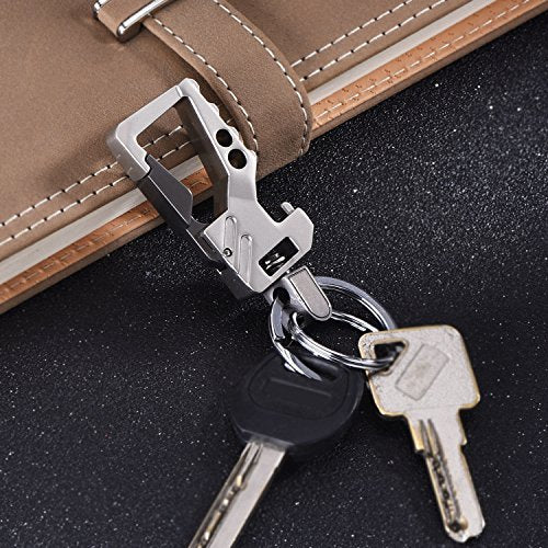 Key Chain Bottle Opener,Carabiner Car Key Chains for Men and Women (2 Pack)