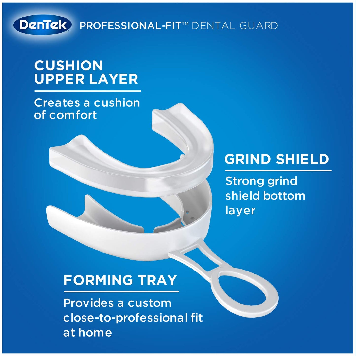 Dental Guard DenTek Professional Fit for Nighttime Teeth Grinding, 1 Count