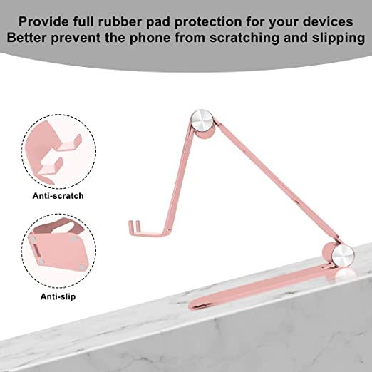 Cell Phone Stand, Upgraded Phone Stand for Desk, Adjustable Tablet Stand