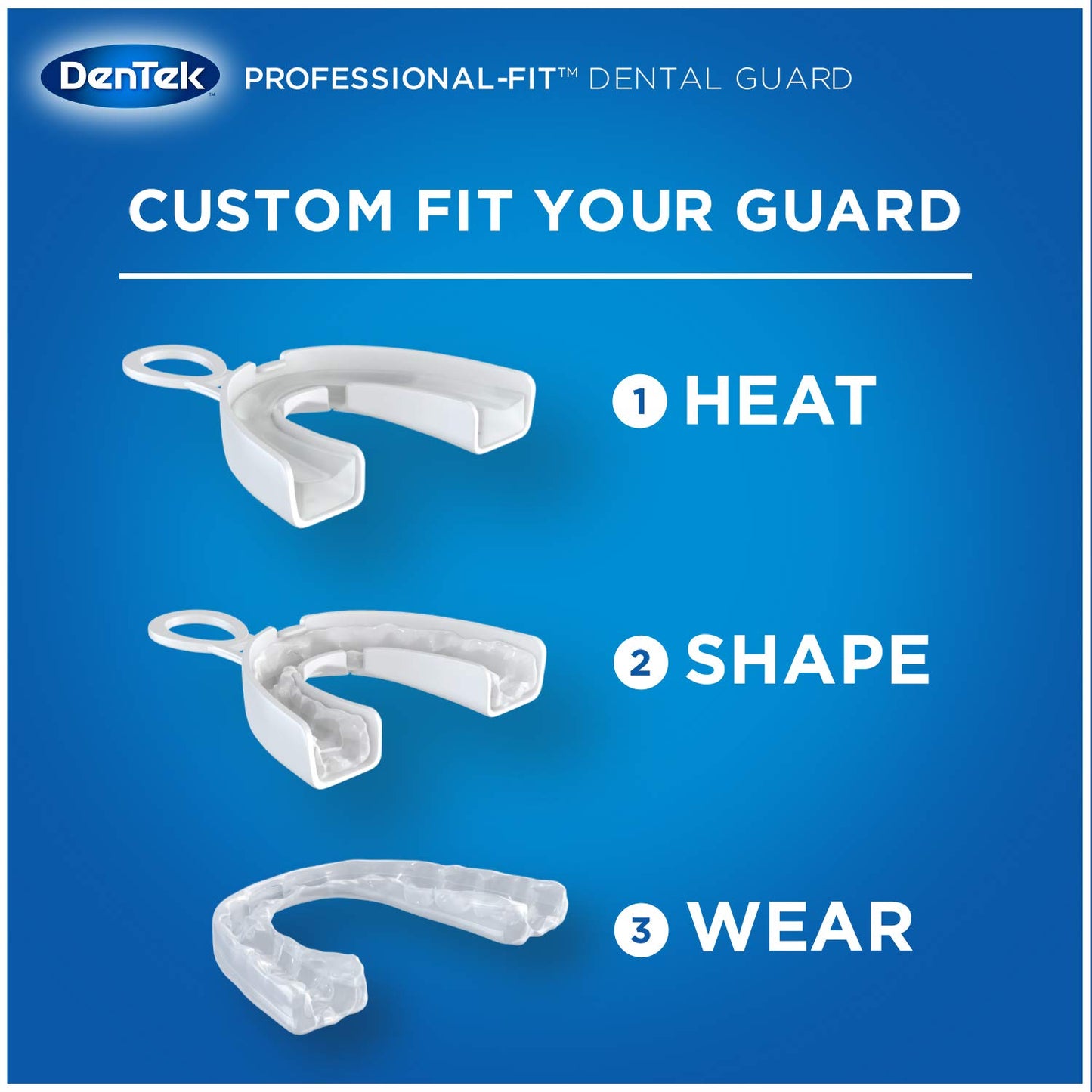 Dental Guard DenTek Professional Fit for Nighttime Teeth Grinding, 1 Count