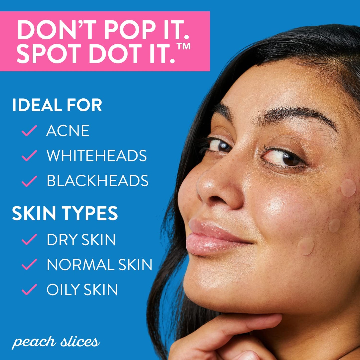 Peach Slices | Acne Spot Dots | Hydrocolloid Acne Patches Cruelty-Free