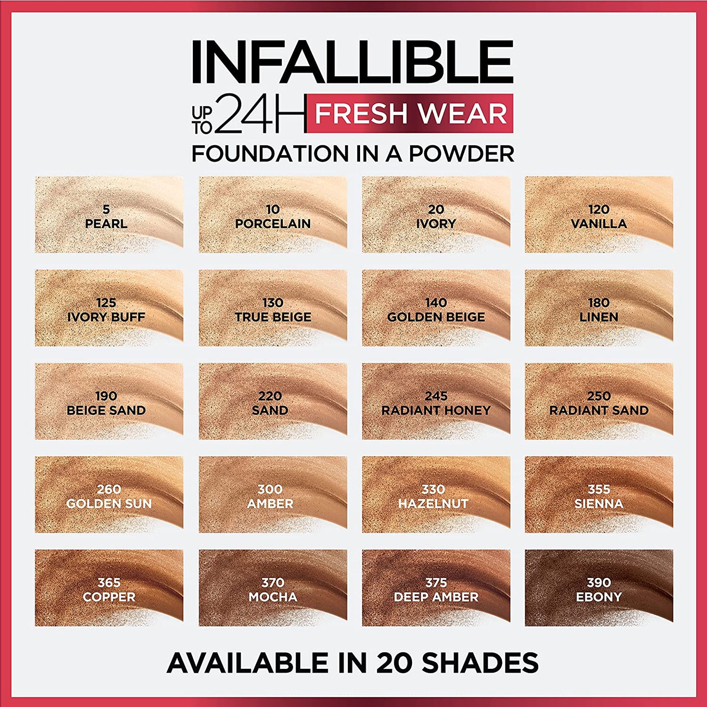 Infallible Fresh Wear Foundation in a Powder, Up to 24H Wear